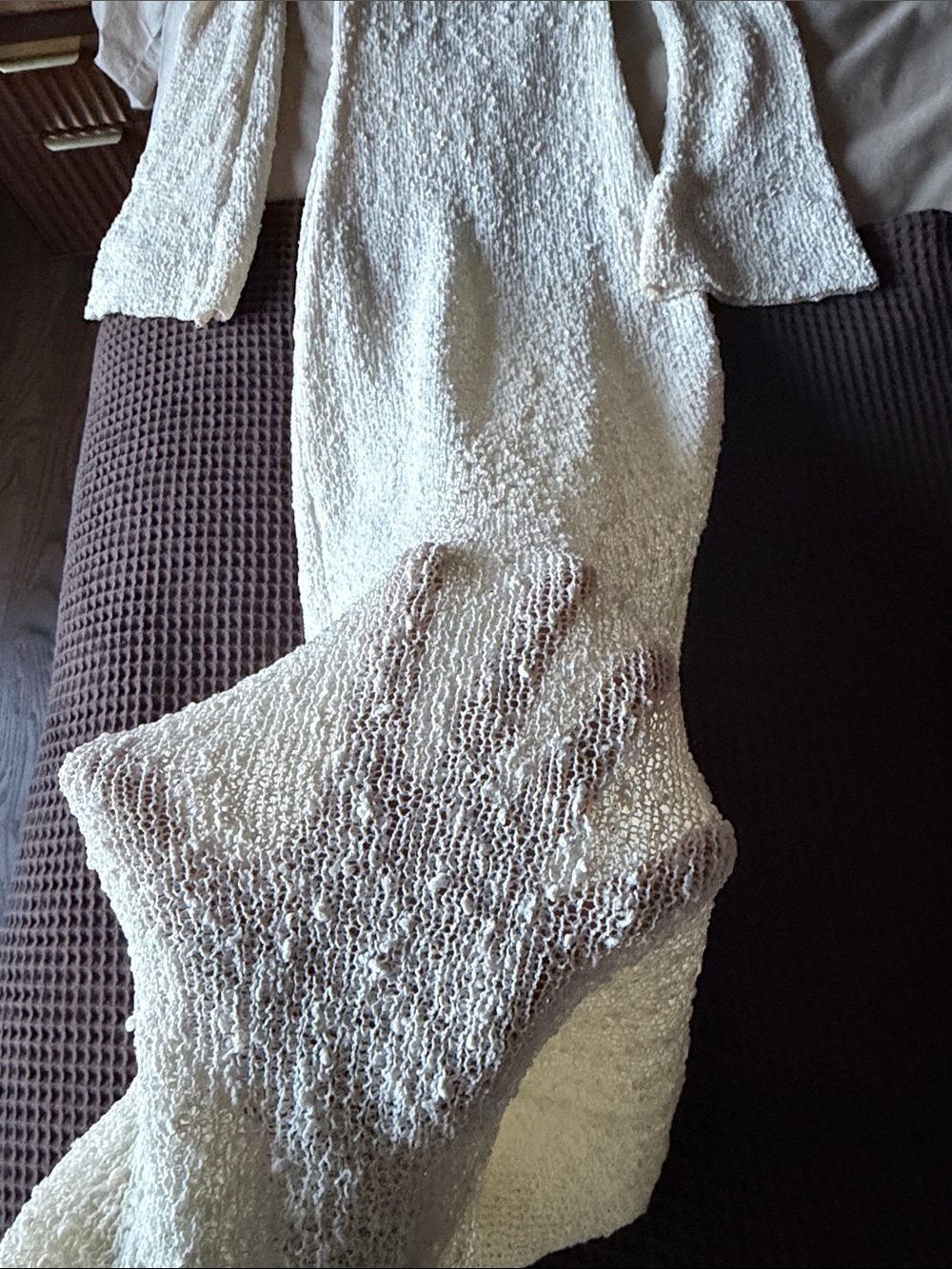 Meshki Cream Off-Shoulder Maxi Dress - Picture 4 of 4